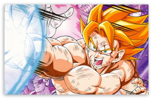 Dragon Ball Z - Super Saiyan Goku Ultra HD Desktop Background